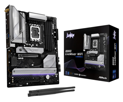 Płyta główna ASROCK Płyta główna 860 LIVEMIXER WIFI s1851 4DDR5 ATX B860 LIVEMIXER WIFI